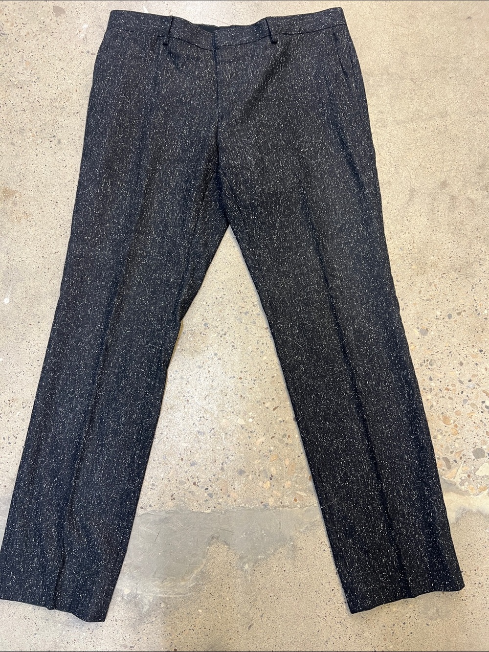 Ballantyne Black Speckled Dress Pants